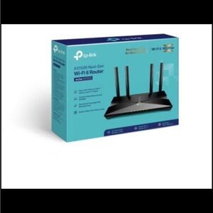 TP-Link Wi-Fi 6 Router - Black